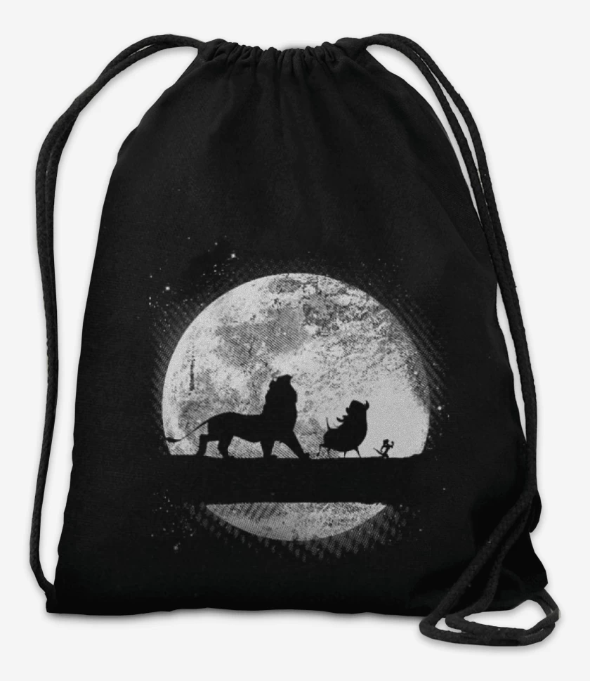Mochila Negro de Rey Leon Luna 