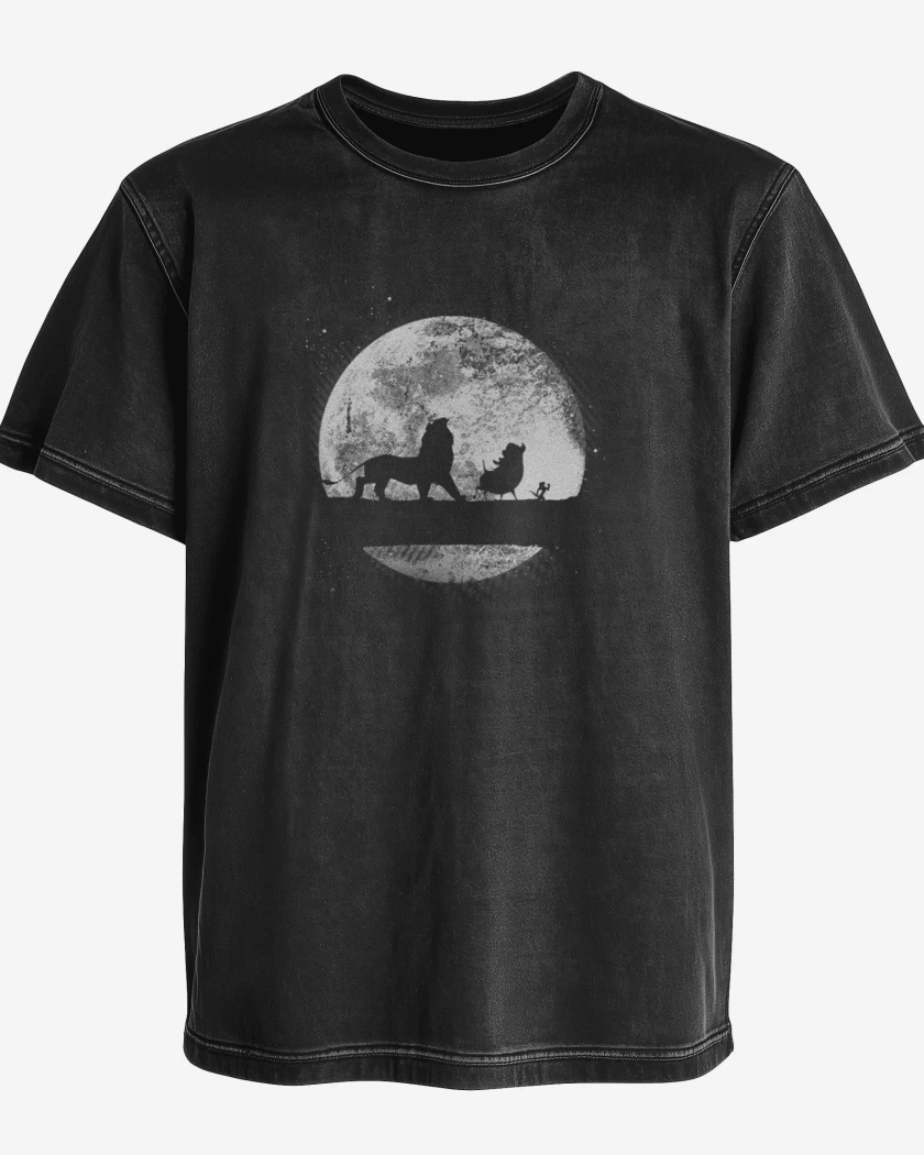 Polera desgastada Rey Leon Luna 