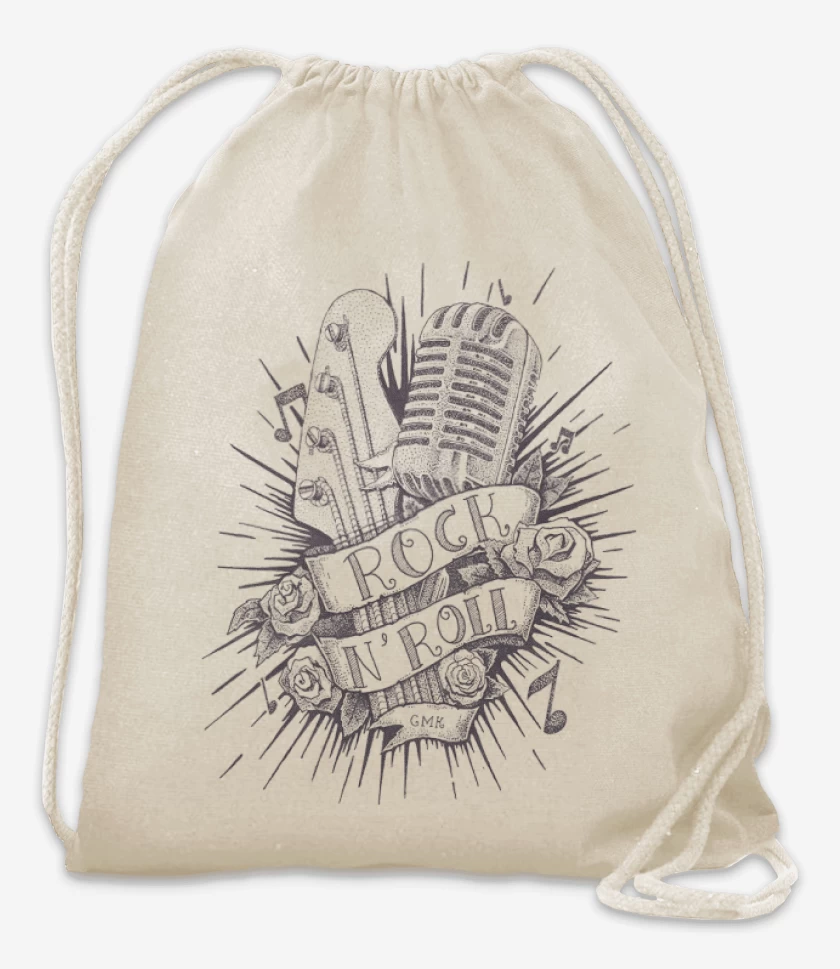 Mochila Blanco de Rock n Roll