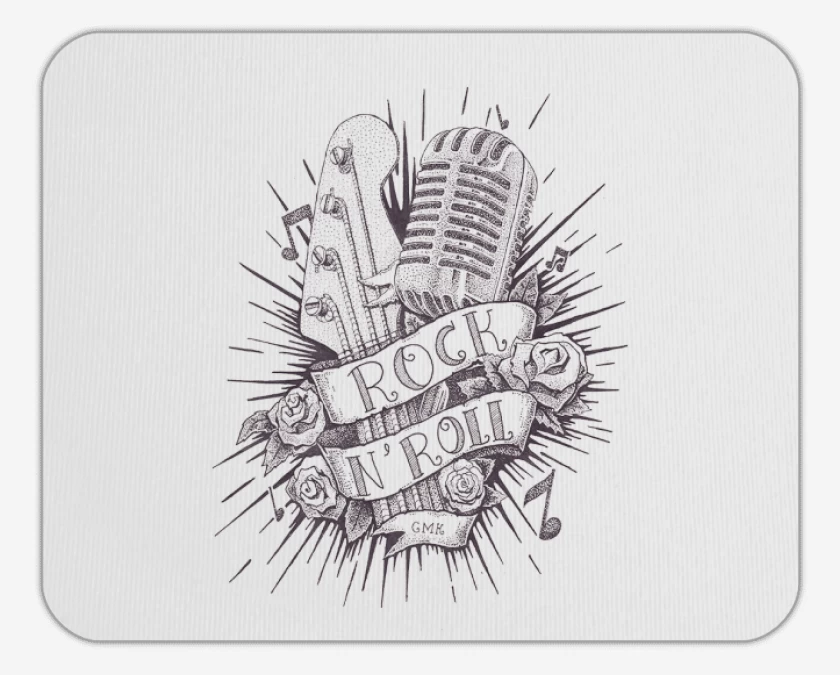 Mousepad Rock n Roll