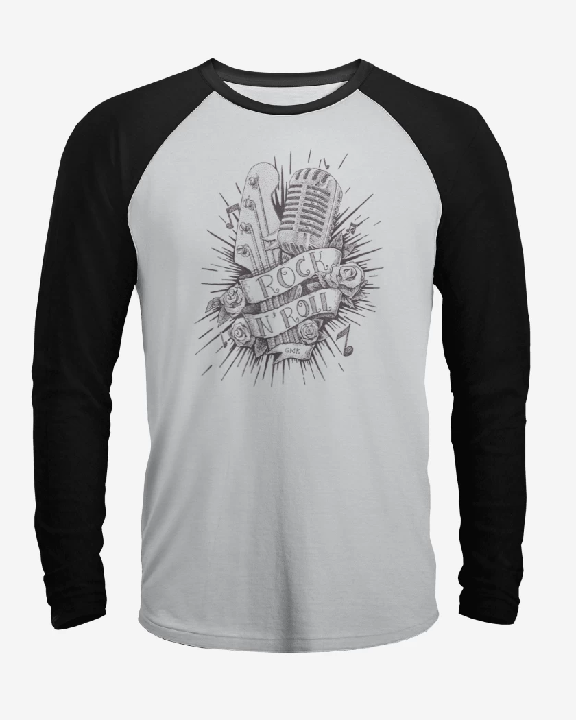 Polera Raglan Rock n Roll