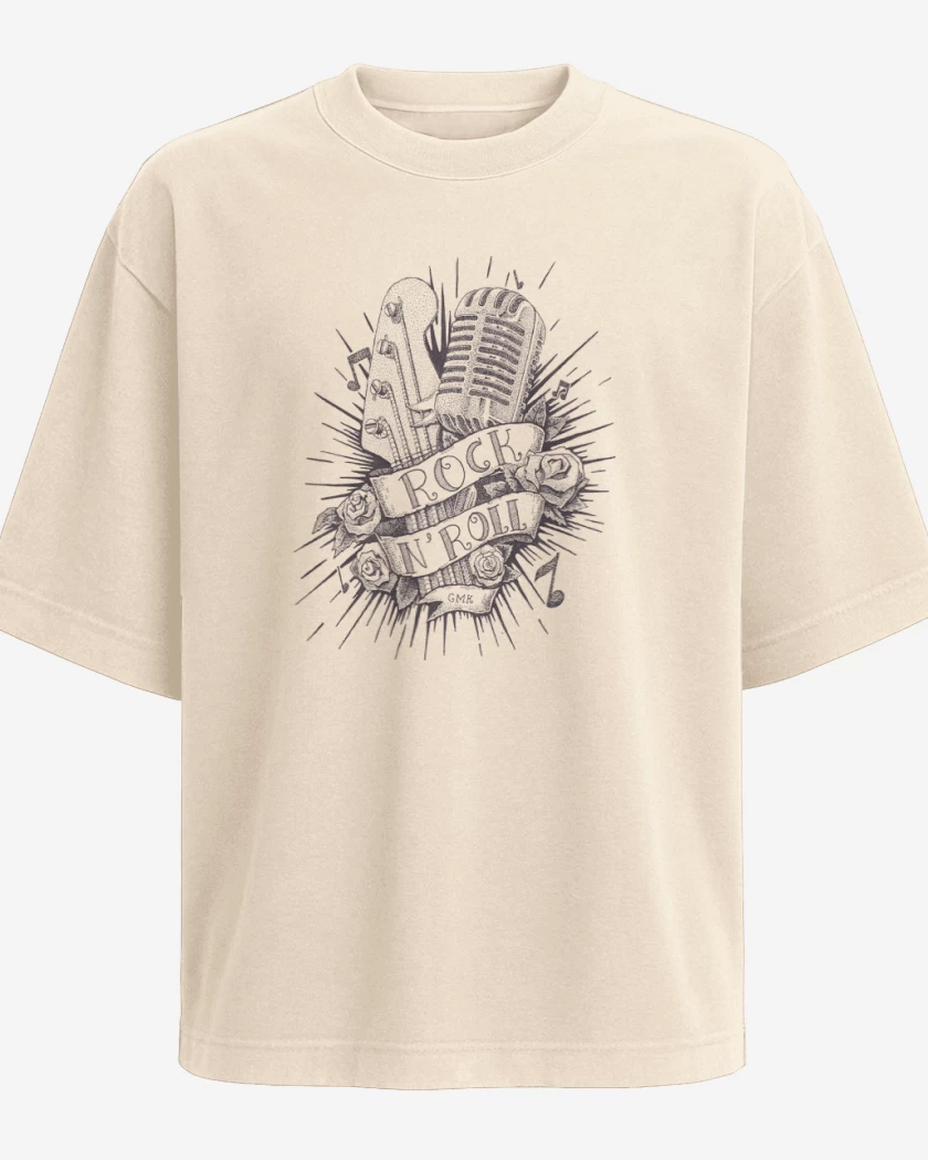 Polera Oversize Rock n Roll