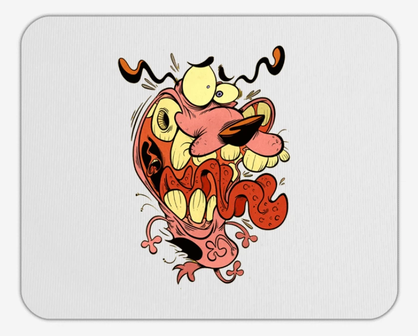Mousepad Blanco de Coraje