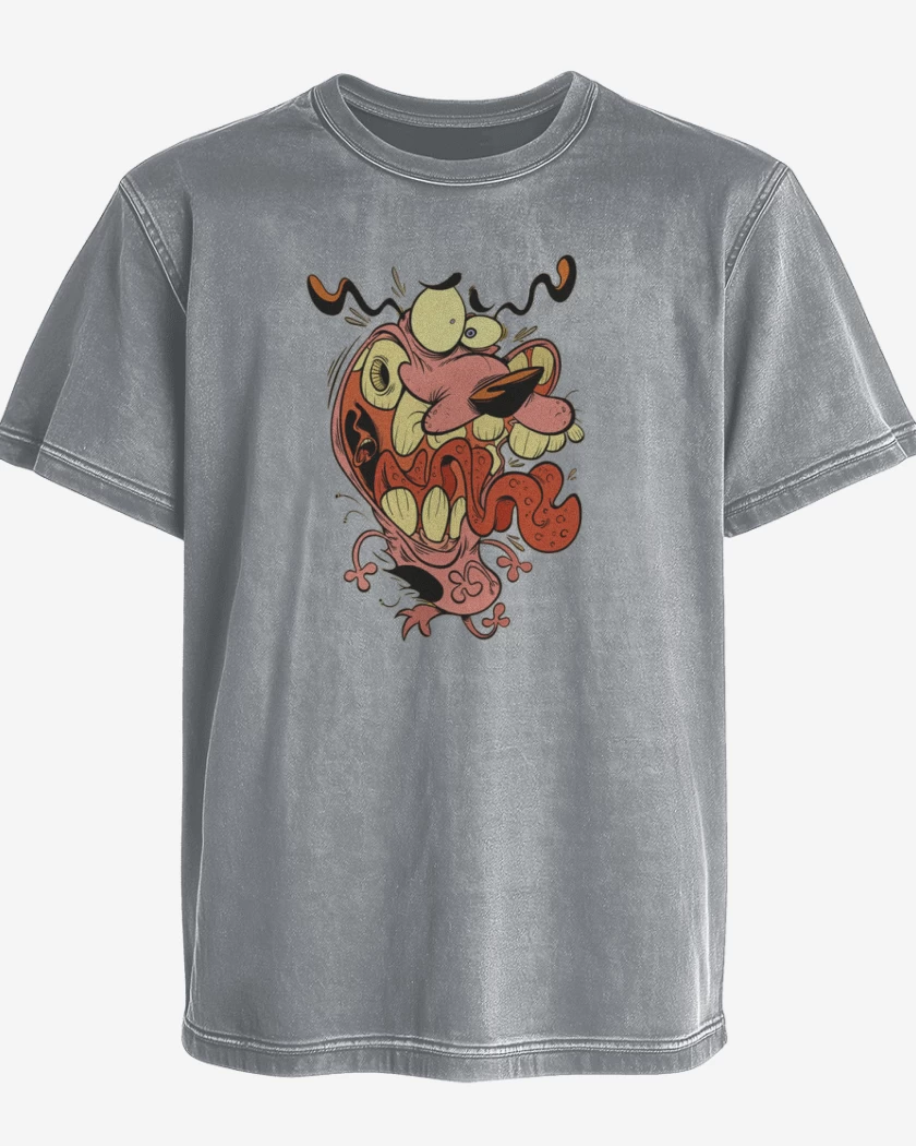 Polera desgastada Coraje