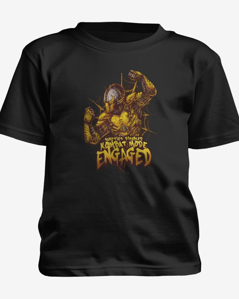 Polera de niño Negro de Cyrax