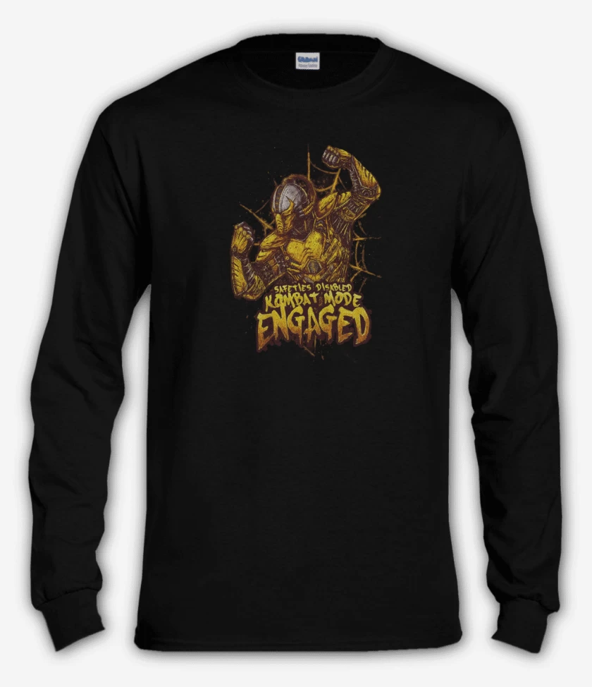 Polera manga larga Negro de Cyrax