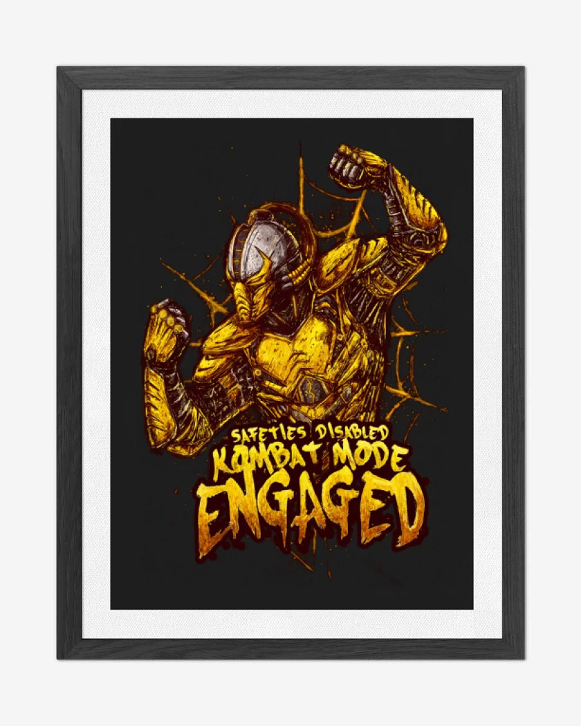 Cuadro decorativo Negro de Cyrax