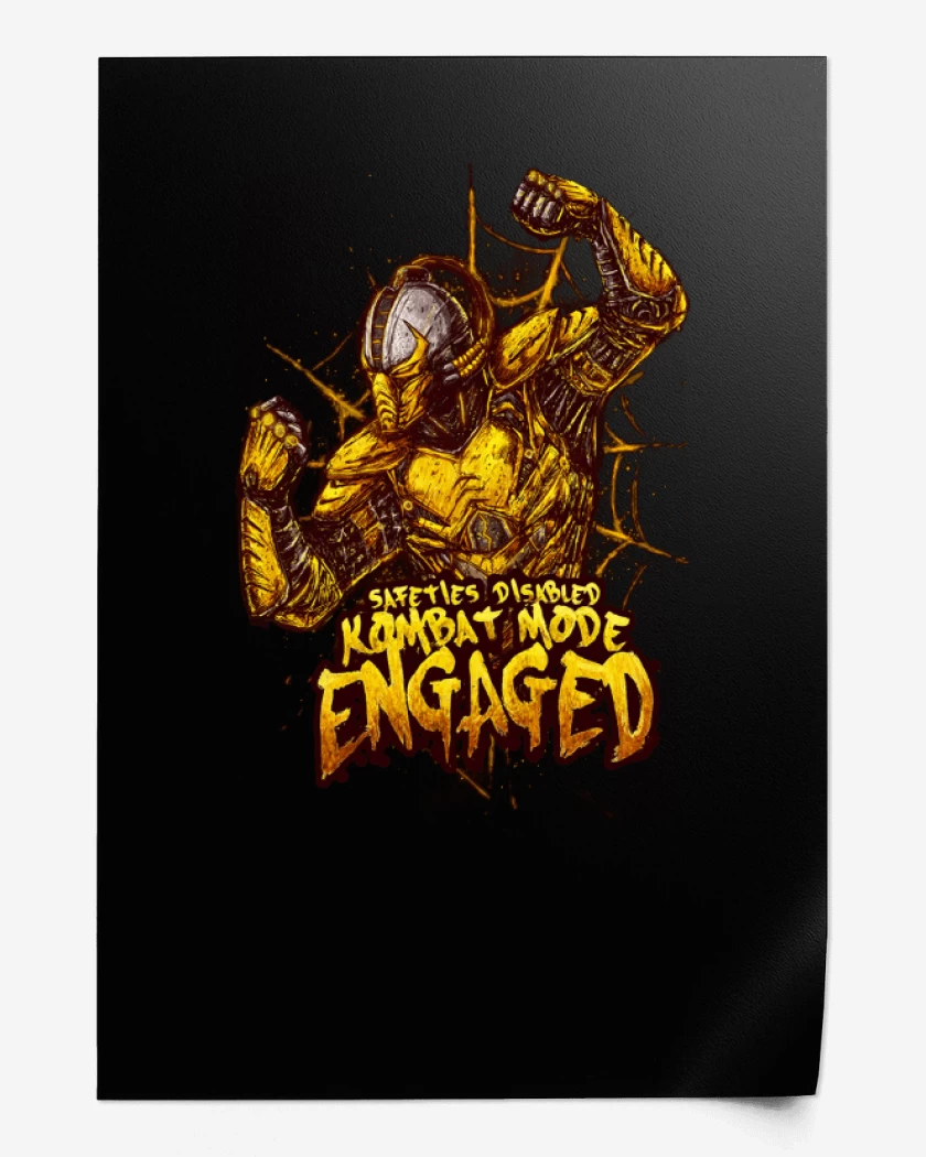 Print Negro de Cyrax