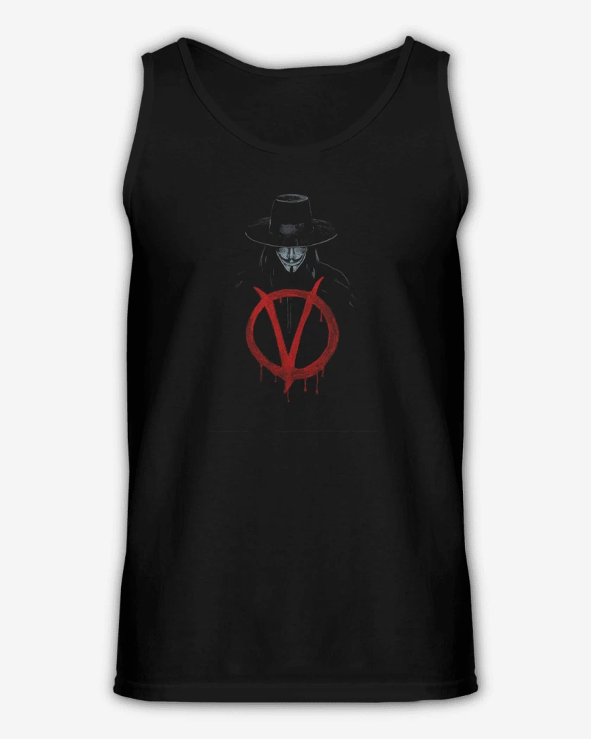 Sudadera Negro de V for Vendetta - V