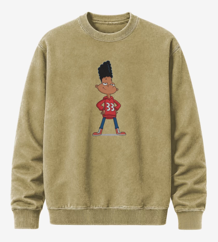 Poleron Polo Acid Wash Beige de Gerald