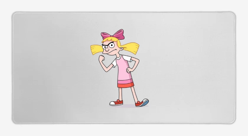 Mouse pad Gamer Blanco de Helga