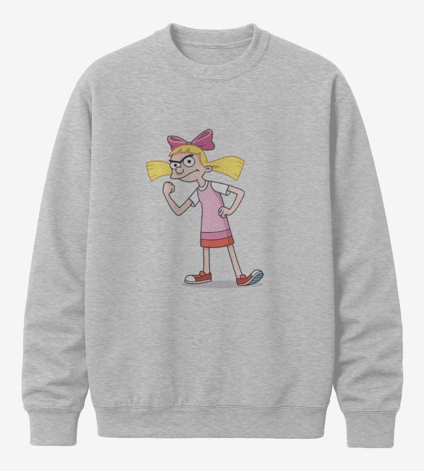 Poleron polo Gris Melange de Helga