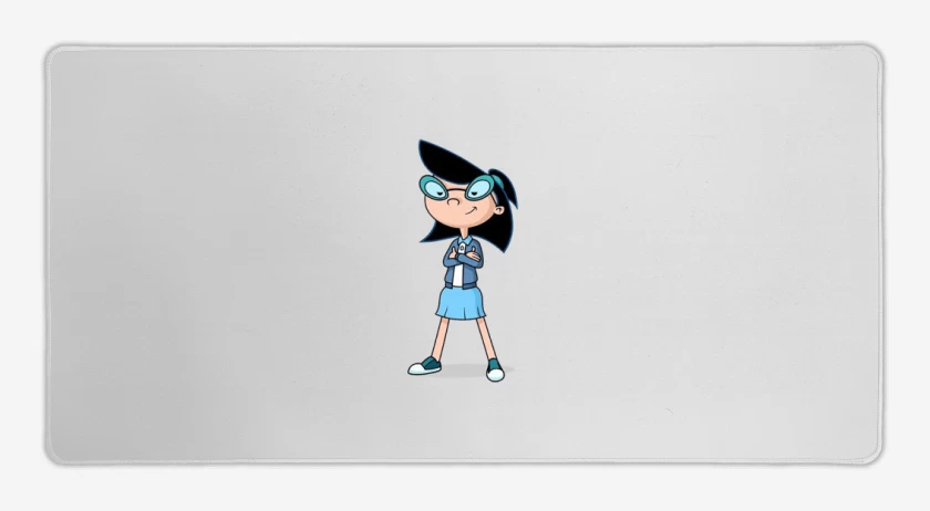 Mouse pad Gamer Blanco de Phoebe