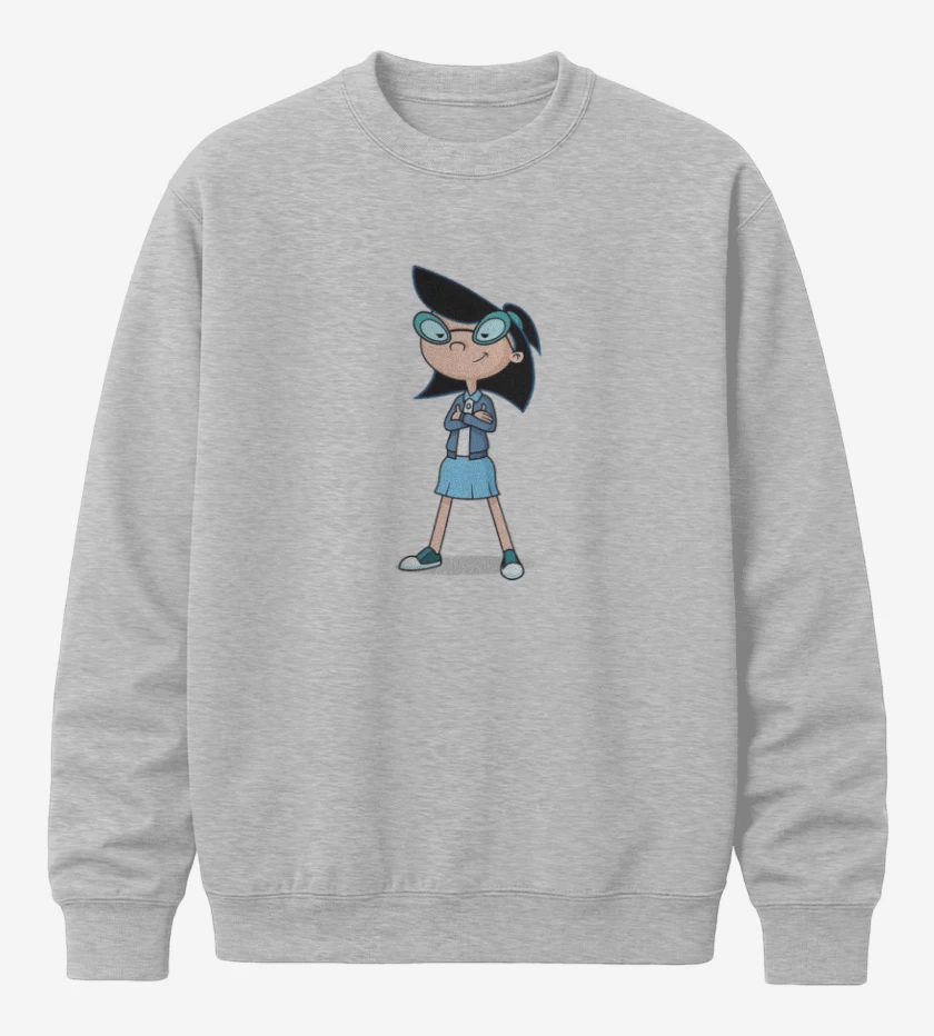 Poleron polo Gris Melange de Phoebe