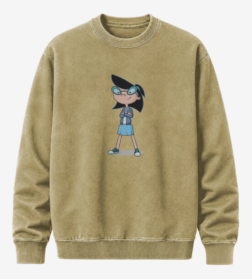 Poleron Polo Acid Wash Beige de Phoebe