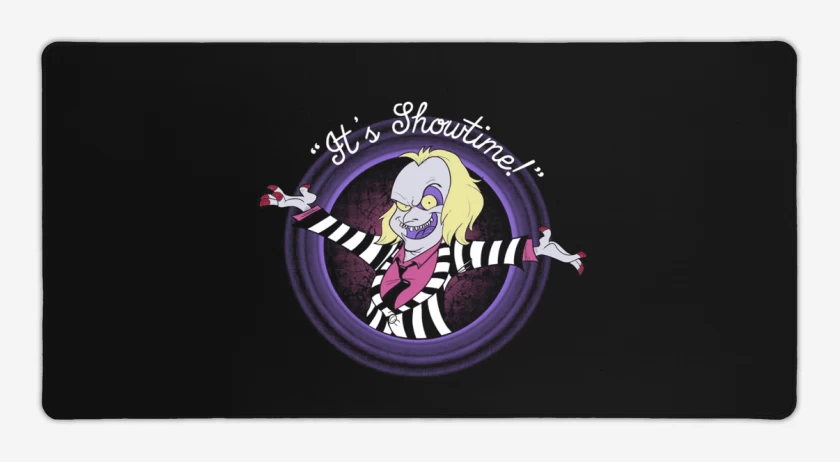 Mouse pad Gamer Negro de Beetlejuice