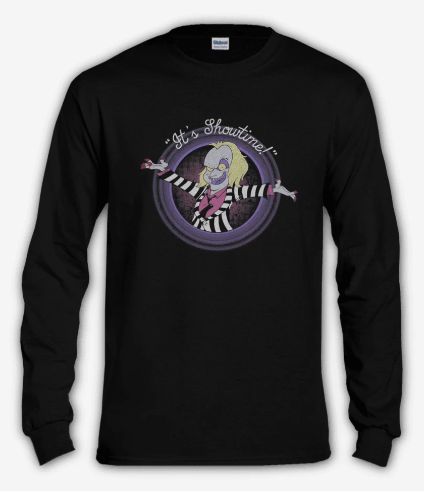 Polera manga larga Negro de Beetlejuice