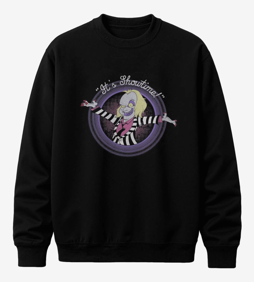 Poleron polo Negro de Beetlejuice