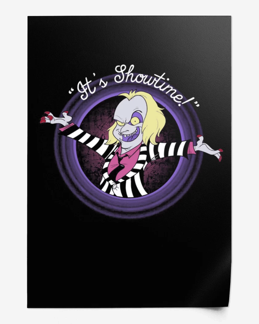 Print Negro de Beetlejuice