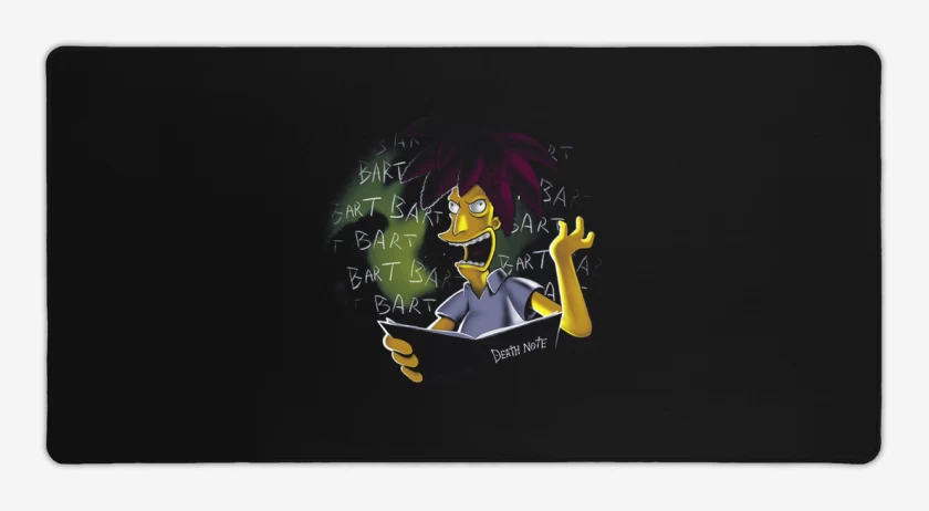 Mouse pad Gamer Negro de Bob Patiño Bart