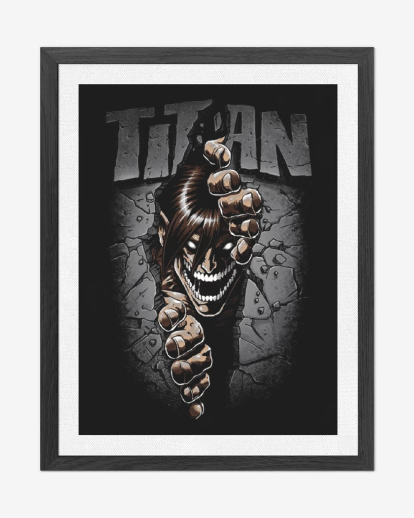Cuadro decorativo Eren Titan