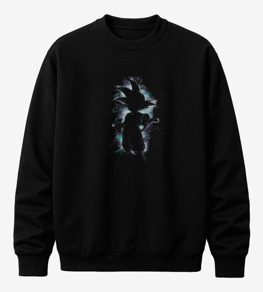 Poleron polo Negro de Goku Niño