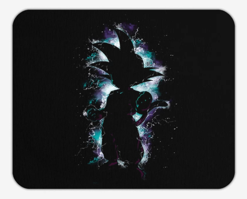 Mousepad Negro de Goku Niño