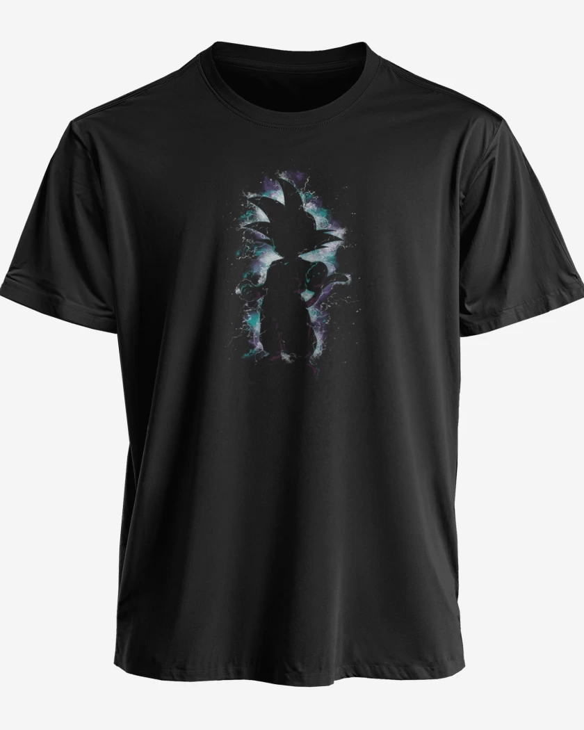 Polera premium Negro de Goku Niño
