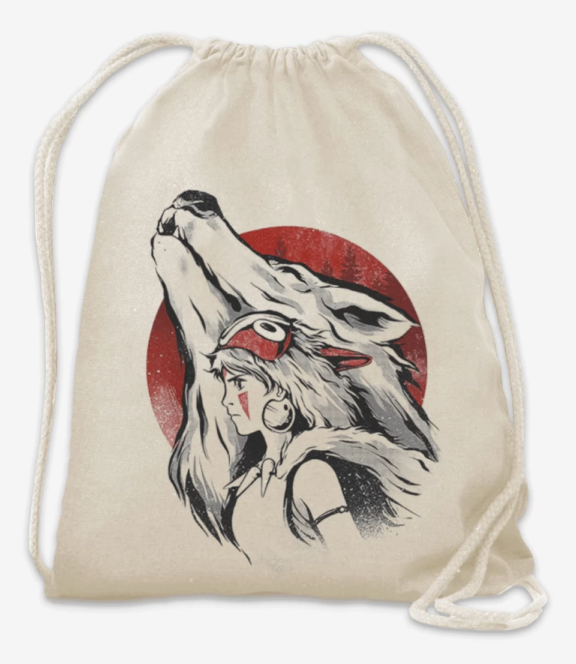 Mochila Blanco de Princesa Mononoke