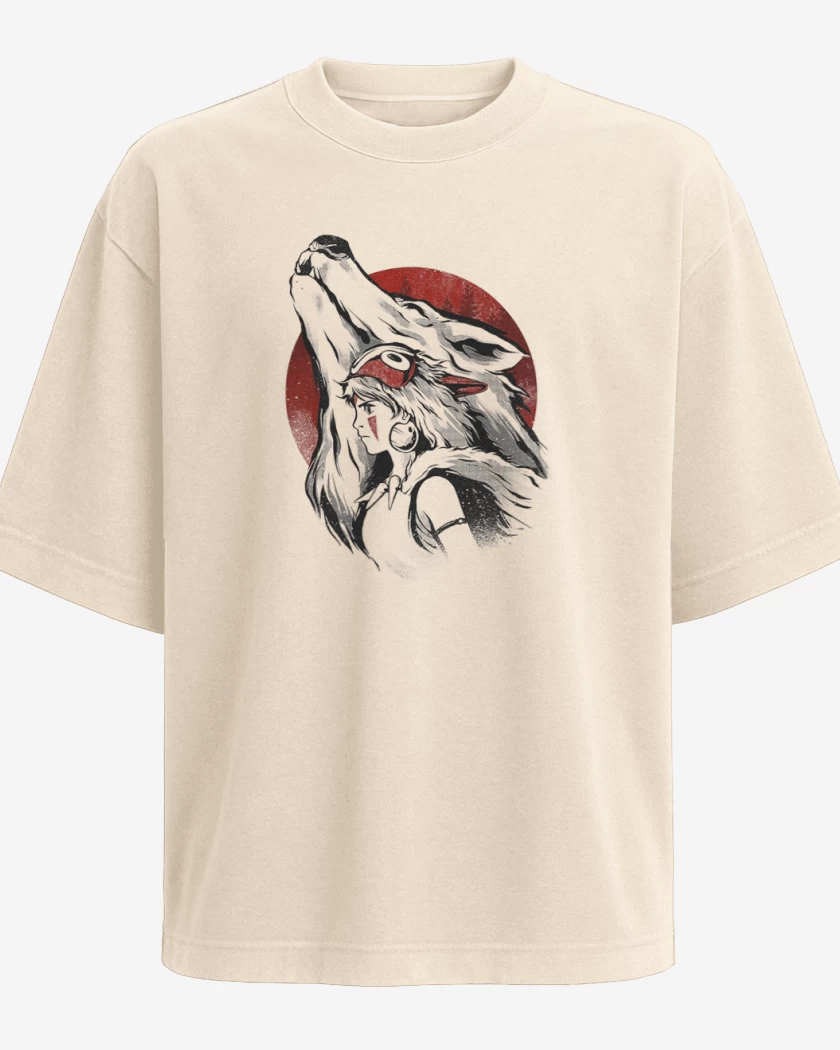 Polera Oversize Princesa Mononoke