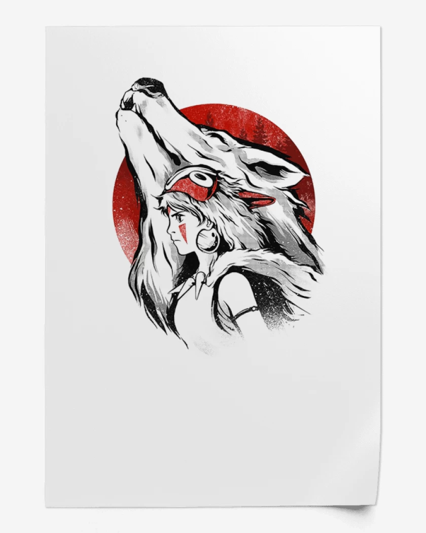 Print Princesa Mononoke