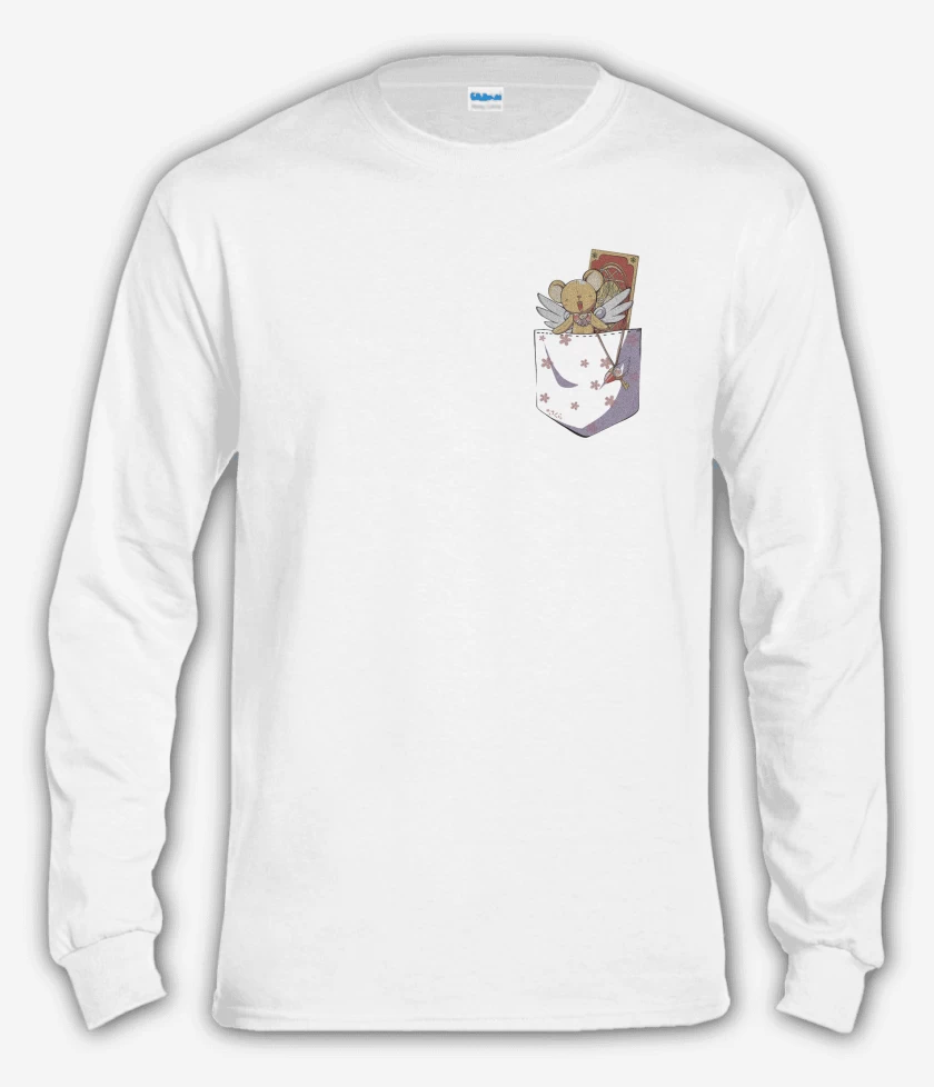Polera manga larga Blanco de Sakura Card Captor