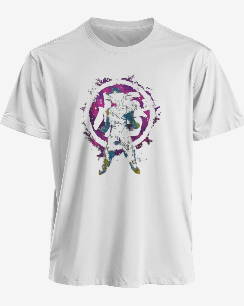 Polera Goku Kanji Color