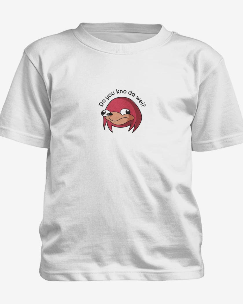 Polera de niño Blanco de Knuckles Uganda
