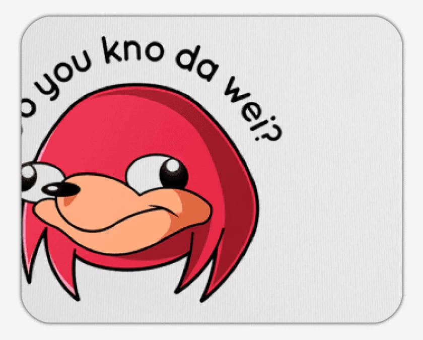 Mousepad Knuckles Uganda