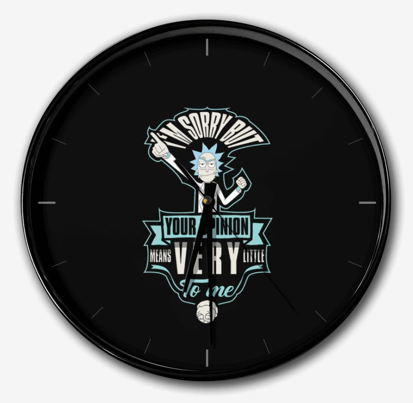 Reloj Negro de Rick your opinion