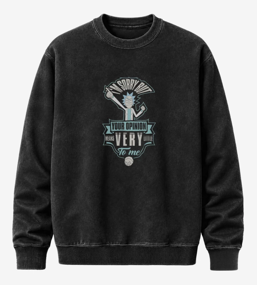 Poleron Polo Acid Wash Negro de Rick your opinion