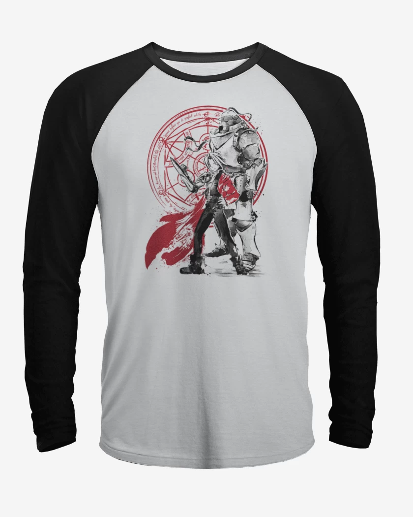 Polera Raglan full metal Elric Brothers