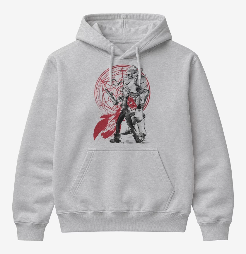 Poleron Canguro básico full metal Elric Brothers