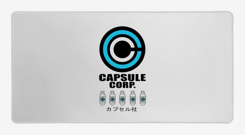 Mouse pad Gamer Blanco de Capsule Corp