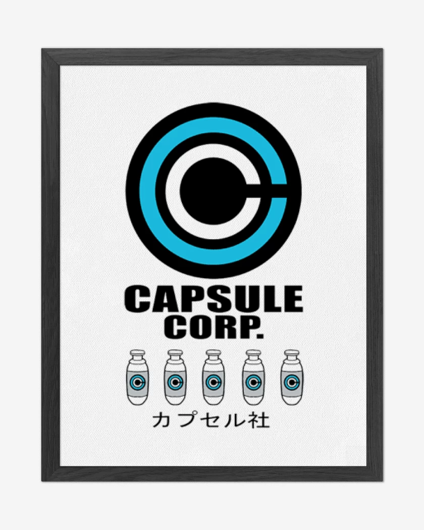 Cuadro decorativo Blanco de Capsule Corp