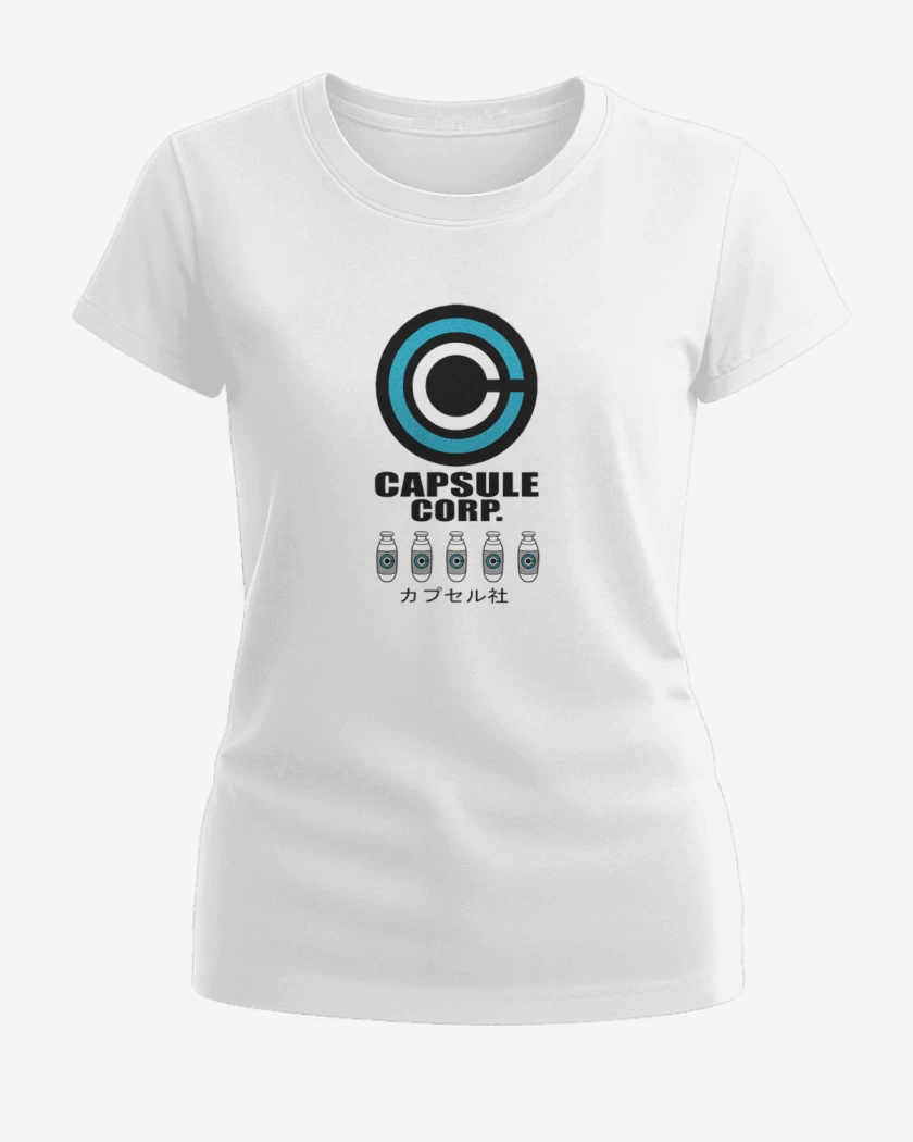 Polera de Mujer Blanco de Capsule Corp