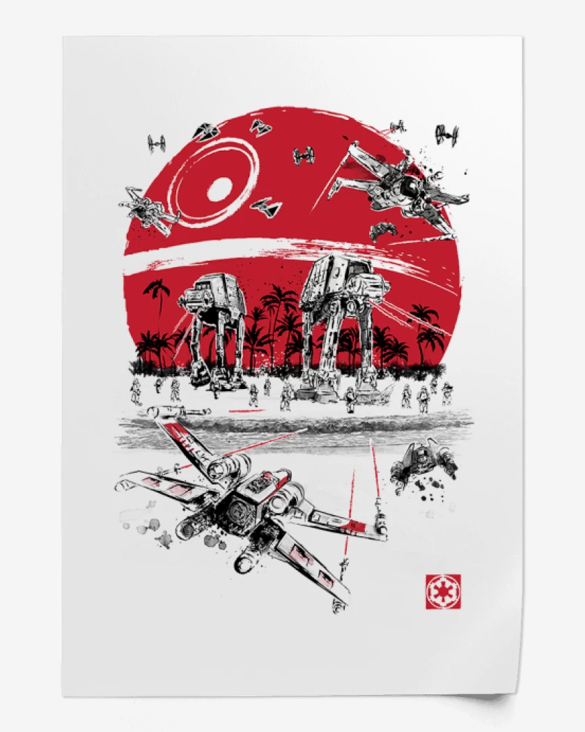 Print Blanco de Star wars Battle