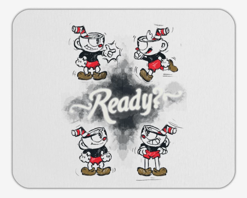 Mousepad Cuphead Ready