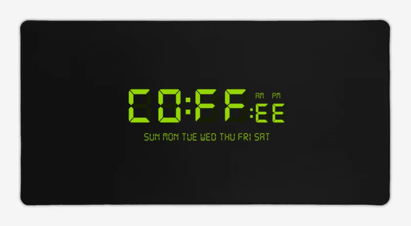 Mouse pad Gamer Negro de Coffee