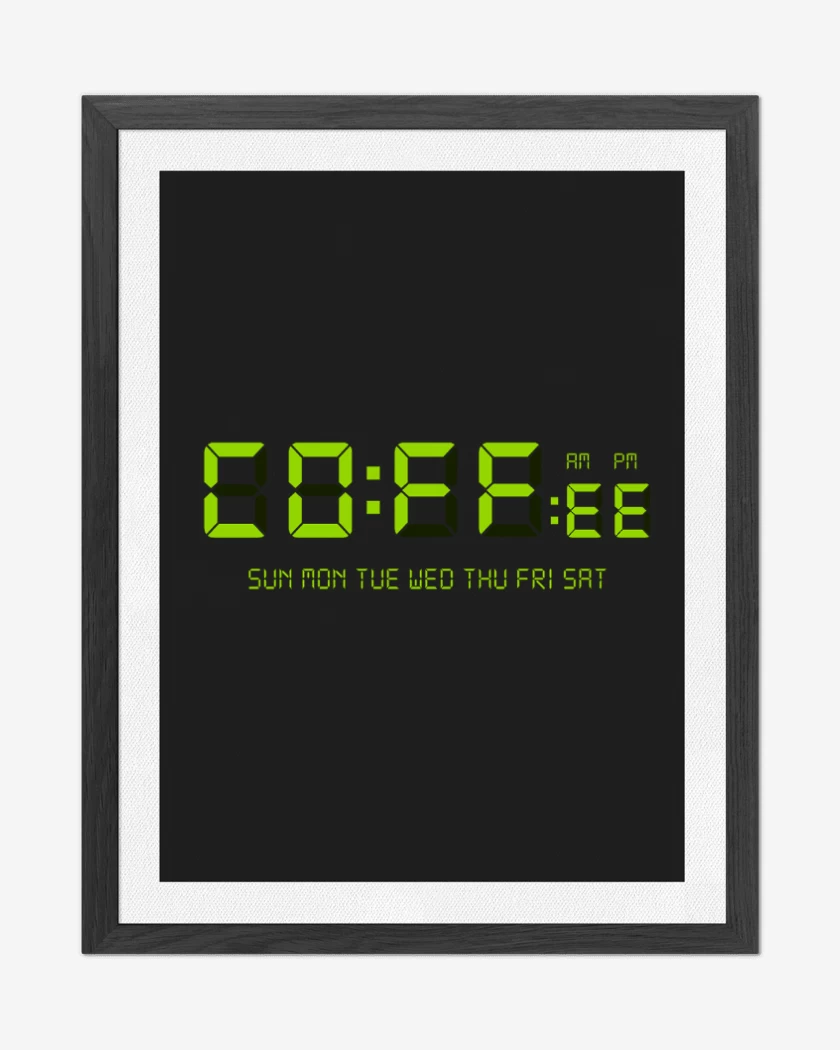 Cuadro decorativo Negro de Coffee