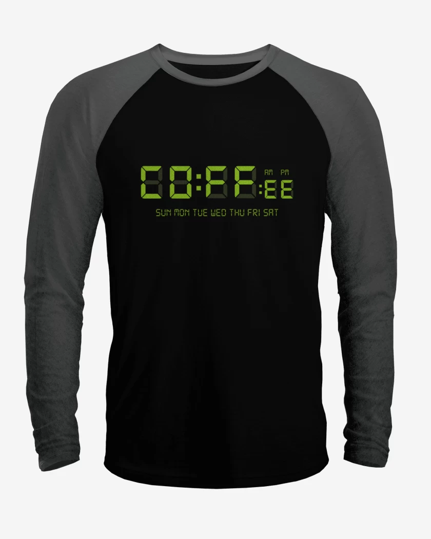 Polera Raglan Negro / Negro Heather de Coffee