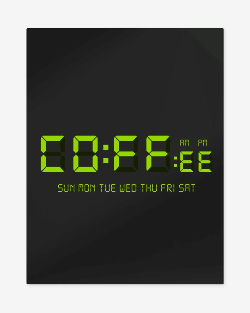 Print metalico Negro de Coffee
