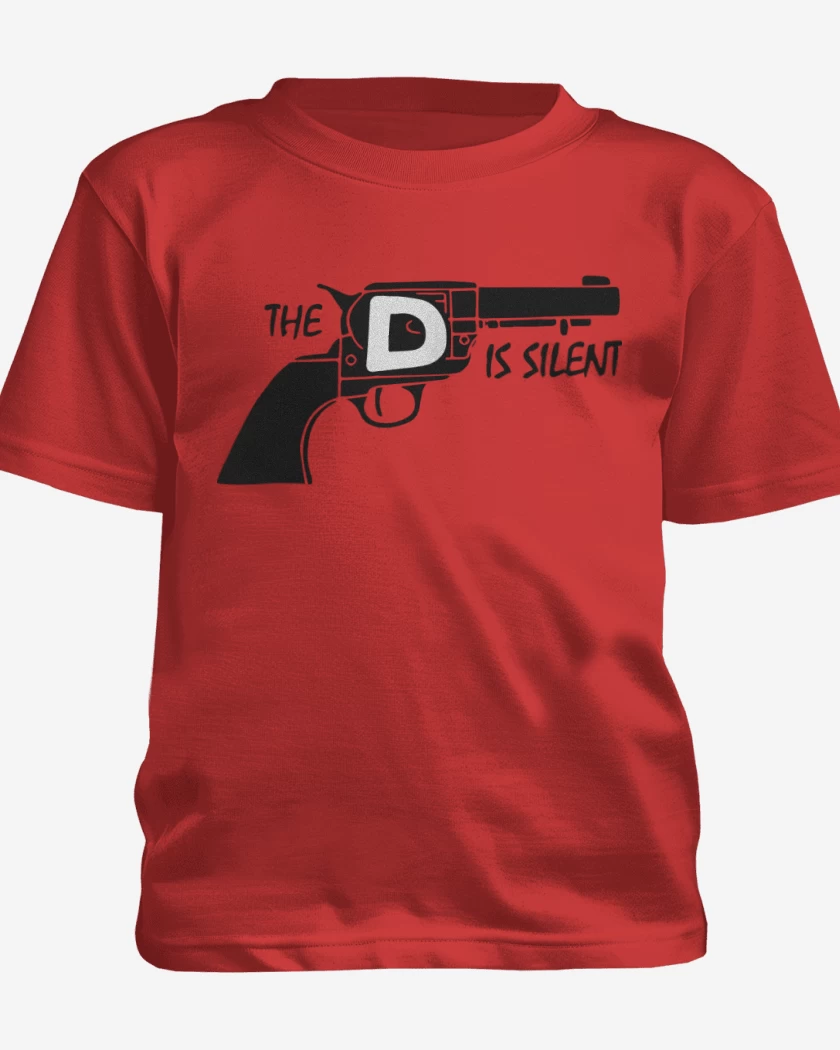 Polera de niño Rojo de Django - D is Silent