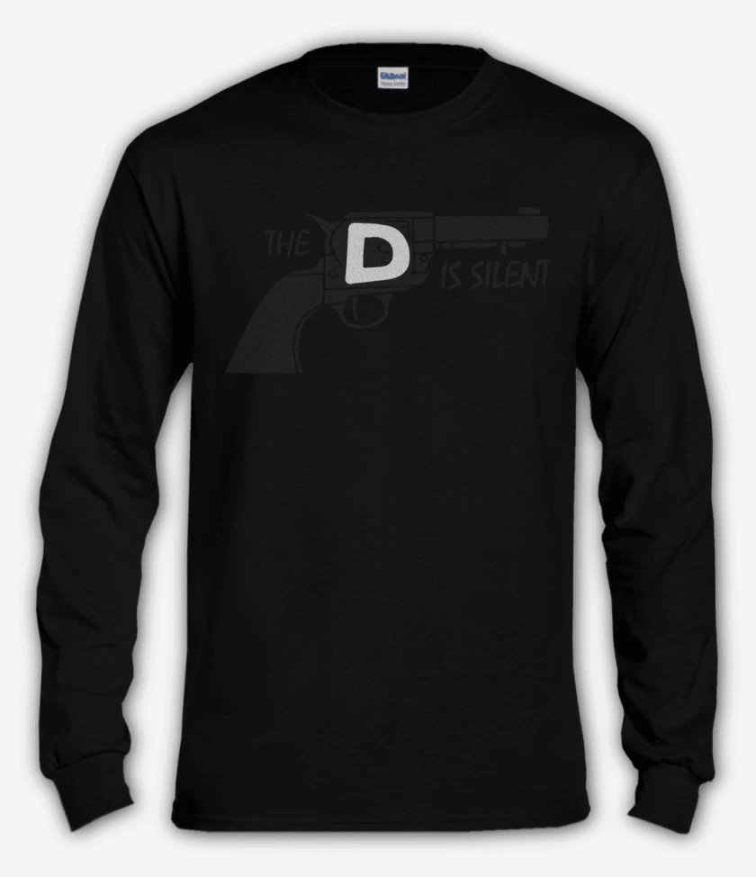 Polera manga larga Negro de Django - D is Silent